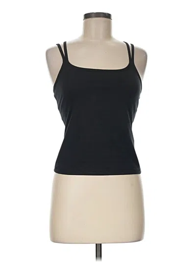 Pre-owned Under Armour Tank Top Black Halter Neckline Tops