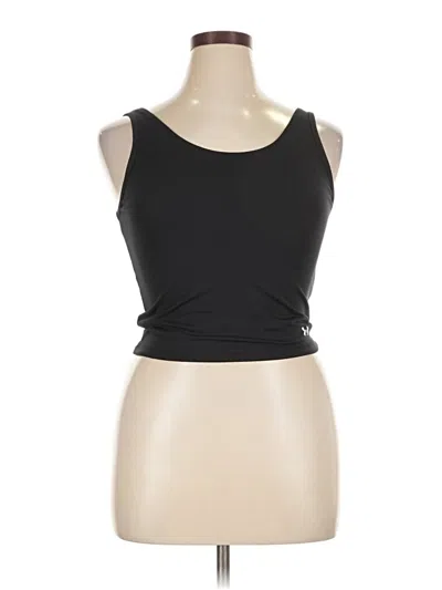 Pre-owned Under Armour Tank Top Black Strapless Neckline Tops