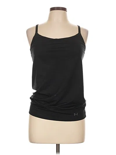 Pre-owned Under Armour Tank Top Black Strapless Neckline Tops
