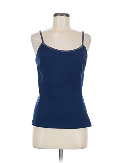 Pre-owned Under Armour Tank Top Blue Halter Neckline Tops