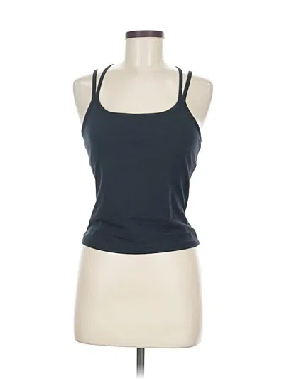 Pre-owned Under Armour Tank Top Blue Halter Neckline Tops