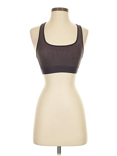 Pre-owned Under Armour Tank Top Brown Halter Neckline Tops