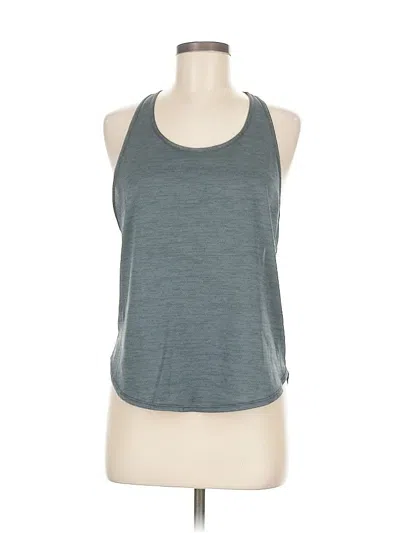 Pre-owned Under Armour Tank Top Gray Halter Neckline Tops