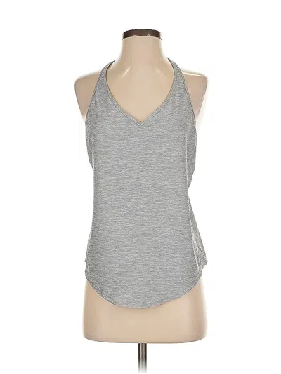 Pre-owned Under Armour Tank Top Gray Halter Neckline Tops