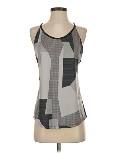 Pre-owned Under Armour Tank Top Gray Halter Neckline Tops