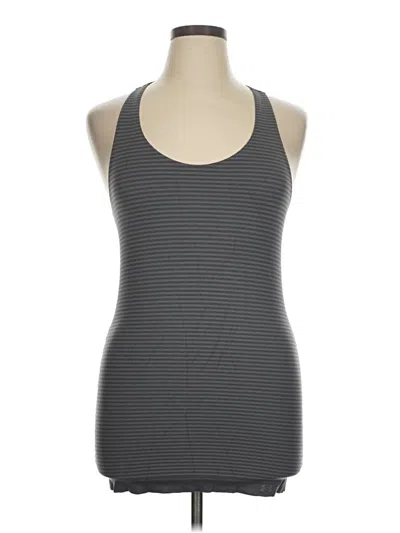 Pre-owned Under Armour Tank Top Gray Halter Neckline Tops