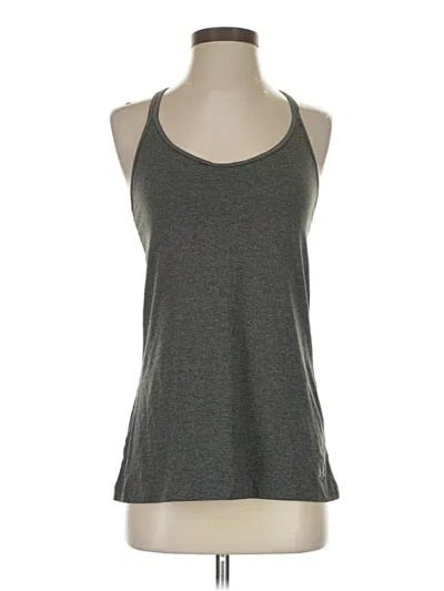 Pre-owned Under Armour Tank Top Gray Halter Neckline Tops