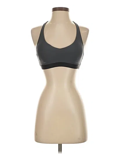 Pre-owned Under Armour Tank Top Gray Halter Neckline Tops