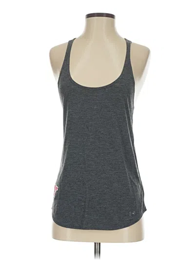 Pre-owned Under Armour Tank Top Gray Halter Neckline Tops