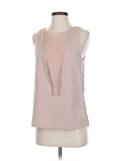Pre-owned Under Armour Tank Top Pink Halter Neckline Tops