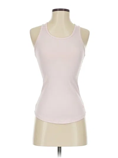 Pre-owned Under Armour Tank Top Pink Halter Neckline Tops