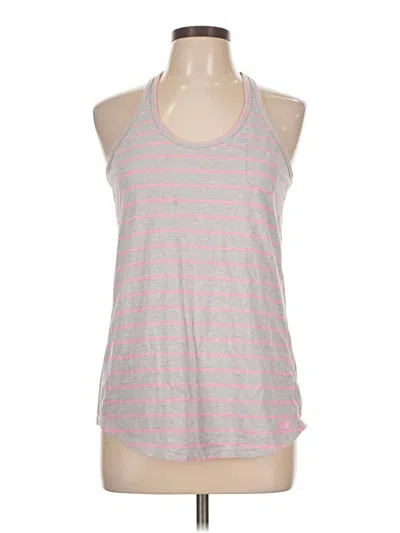 Pre-owned Under Armour Tank Top Pink Halter Neckline Tops