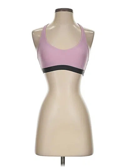 Pre-owned Under Armour Tank Top Pink Halter Neckline Tops