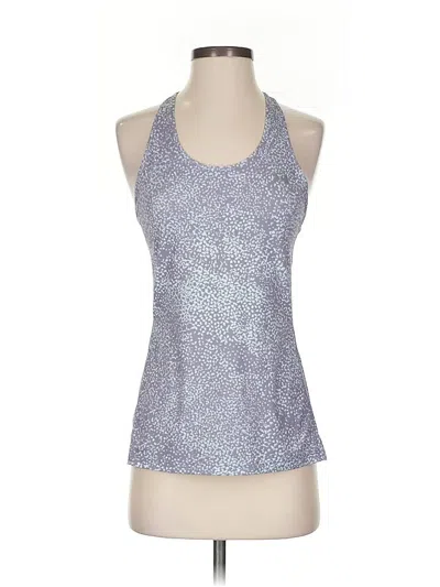 Pre-owned Under Armour Tank Top Purple Halter Neckline Tops
