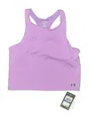 Under Armour Tank Top Purple Halter Neckline Tops In Purple