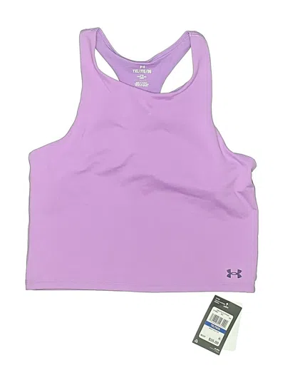Under Armour Kids' Tank Top Purple Halter Neckline Tops