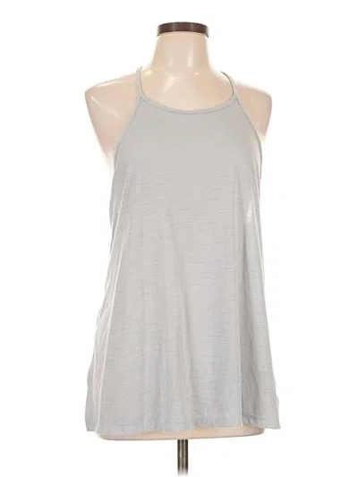 Pre-owned Under Armour Tank Top Silver Halter Neckline Tops
