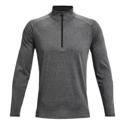Under Armour Tech 1/2 Zip Long Sleeve Top 'pitch Grey' In Gray