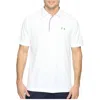 Under Armour Tech Button Up Placket Polo In White In White