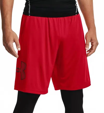 Under Armour Tech Graphic Shorts In Red