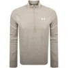 Under Armour Tech Half Zip Sweatshirt Beige In Beige