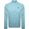 Under Armour Tech Half Zip Sweatshirt Blue In Blue