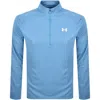 Under Armour Tech Half Zip Sweatshirt Blue In Blue