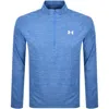 Under Armour Tech Half Zip Sweatshirt Blue In Blue