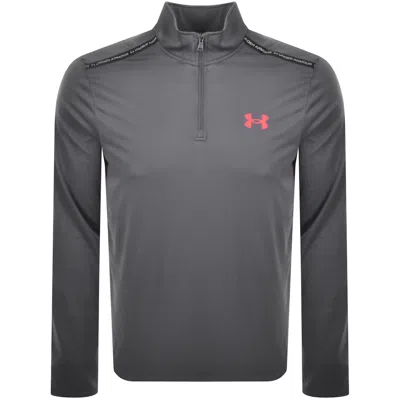 Under Armour Tech Half Zip Sweatshirt Grey In Gray