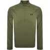 Under Armour Tech Half Zip Sweatshirt Khaki In Khaki