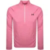 Under Armour Tech Half Zip Sweatshirt Pink In Pink