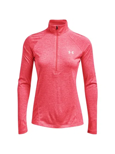 Under Armour Tech Half-zip Top In Pink