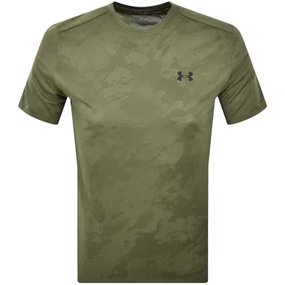Under Armour Tech Jacquard T Shirt Green