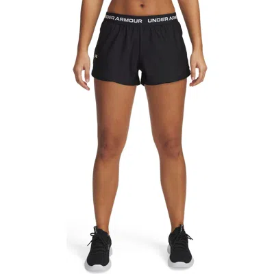 Under Armour Tech Play Up Performance Shorts In Animal Print