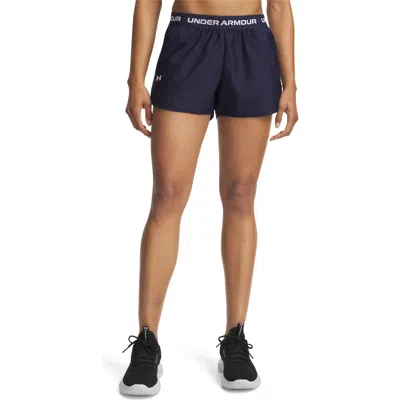 Under Armour Tech Play Up Performance Shorts In Midnight Navy