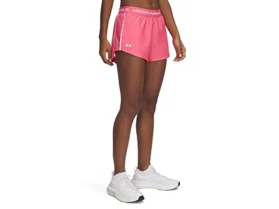 Under Armour Tech Play Up Shorts In Pink