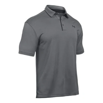 Under Armour Tech Polo Shirt 'ink' In Gray