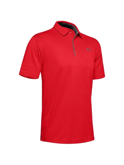 Under Armour Tech Polo Shirt In Red