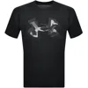 Under Armour Tech Print Fill T Shirt Black In Black