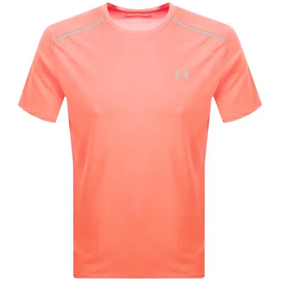 Under Armour Tech Reflective T Shirt Orange