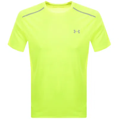 Under Armour Tech Reflective T Shirt Yellow