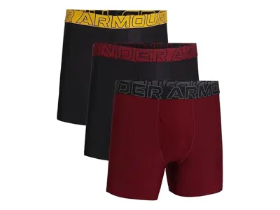 Under Armour Tech Solid 6 Boxer Briefs Men Multi Stretch Underwear 3-pc Buu163