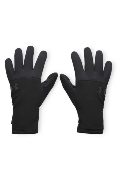 Under Armour Tech Storm Fleece Gloves In Black