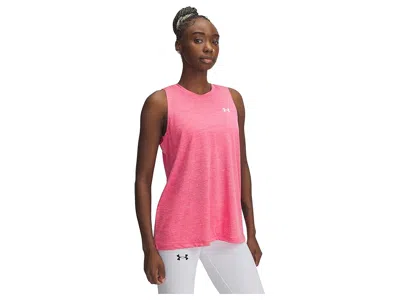 Under Armour Tech Tank Top Twist In Pink