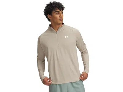 Under Armour Tech Textured 1/2 Zip In Brown