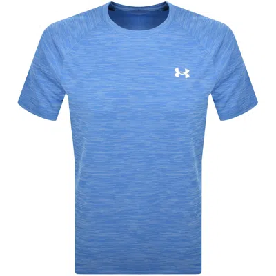 Under Armour Tech Textured T Shirt Blue