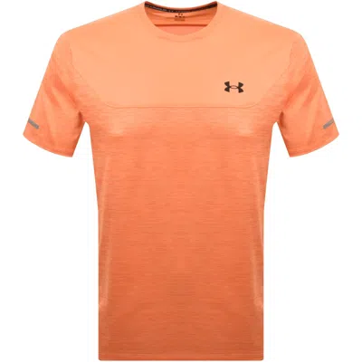 Under Armour Tech Utility T Shirt Orange In Multi