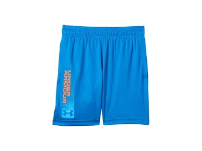 Under Armour Tech Wordmark Shorts (big Kids) Boy Kid's Shorts Photon Blue/viral Blue : Sm (8 Big Kid), Polyester