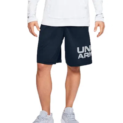 Under Armour Tech Wordmark Shorts 'navy' In Blue