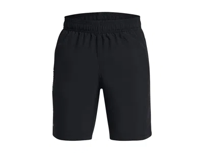 Under Armour Tech Woven Workmark Shorts Boy's Clothing Black/white : Md (10-12 Big Kid), Polyester